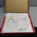 Half-Moon Ceramic Heat Deflector Plates for Kamado Joe Classic I, II, III - 15 Inch Pizza Stone - Kamado Joe Accessories and Replacement Parts by Smoker Chef - 2 Pack