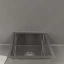 16 Inch Bar Sink Undermount  Delironexu 18 Gauge Stainless Steel Small Kitchen Sink, 16"x16"x8" Square Small Bar sink, Single Bowl Wet bar Sinks with Brushed Finish for Outdoor, RV, and Prep Use