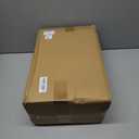 4 Tier Storage Bins with Lids, 23QT Stackable Closet Organizers and Storage with Wheels, Collapsible Storage Boxes, Foldable Plastic Storage Containers for Home,Office, Dorm Room-White