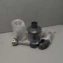 Mueller Multistick 800W 4-in-1 Immersion Blender Handheld, 12 Speed Hand Mixer - Turbo Boost, Heaviest Duty Copper Motor, Titanium Blades Hand Blender, Milk Frother Wand, Whisk, Beaker, Chopper, Grey (Grey)