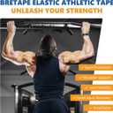Precut Kinesiology Tape for Shoulder 14 PCS Elastic Shoulder Support Tape, Waterproof & Breathable, Hypoallergenic Sports Tape for Pain Relief, Beige