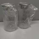 2 Pack Plastic Pitcher with Lid, 50 Oz Clear Water Pitchers, Unbreakable Tea Pitcher with Handle, BPA-Free Fridge Water Jug Container for Lemonade Juice Milk Tea Hot Cold Drinks, Easy to Clean