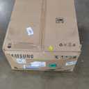 SAMSUNG 27-Inch Washer Dryer Pedestal Stand w/ Pull Out Laundry Storage Drawer, Stainless Steel, WE402NP/A3, Platinum