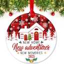 New Home Ornament 2025  Housewarming Gift for New Homeowners, Couples, or Family  Unique Keepsake Decoration for First House or New Home Christmas Ornament 2025