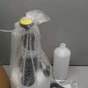 3L Brake Bleeding Kit with Pressure Gauge, Efficient Manual Vacuum Pump System for Brake and Clutch Fluid Change, Complete Set with Adapters (White Tank)