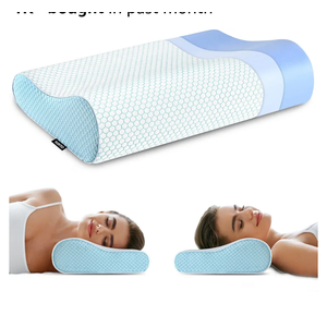 Memory Foam Pillows Neck Pillow Bed Pillow for Sleeping Ergonomic Cervical Pillow Orthopedic Contour Pillow for Side Back Stomach Sleeper