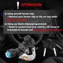 RAMATA 989-019 9L8Z3511A Ignition Switch Lock Cylinder with Key (chip: 46) Shear Bolt Compatible with 2008 2009 2010 2011 2012 Ford Escape, Mazda Tribute Mercury Mariner Ford Focus, Replace ZZDB66160