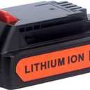 Biswaye LBXR20 20V Lithium Battery Compatible with Black & Decker 20V MAX Lithium Battery LBXR2520 LBXR2020 LBX20 LB2X4020 LB2X3020 and LCC221 LST522 LST201 LST220 LST300 20V Max Tools