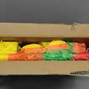 Building Blocks 6th Birthday Party Decorations Number 6 Pinata with Pinata Stick & Blindfold for Kids Girls Boys Happy Birthday Building Block Theme Party Supplies Carnival Games