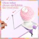 Yarn Winder,Yarn Ball Winder,Hand Operated Yarn Ball Winder,Yarn Cake Winder,Manual Wool Yarn Cone Ball Winder with 50g Wool Yarn