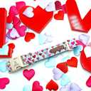 Lionheart glory Valentine Dog Collar-Red Hearts Cute Spring Dog Collar for Medium Dogs Female Male Adjustable Heavy-Duty Puppy Collars Holiday Pet Gift (Medium(Pack of 1))