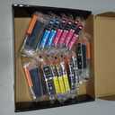 Arthur Imaging Compatible Ink Cartridge Replacement for Canon Pgi-250Xl CLI-251XL for Use with Pixma MX922 MG5520 (6 Large Black, 4 Small Black, 4 Cyan, 4 Yellow, 4 Magenta, 22-Pack)