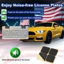 License Plate Frame, American Flag Universal Car Plate Holder | 2 Pack Aluminum Patriotic License Plate Cover,Standard USA License Plate Frame with Screws for Women Men Car Accessories