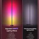 OIYN Smart RGBICW LED Corner Floor Lamp - 16 Million DIY Colors, 68+ Scenes, Music Sync, App & Remote Control, Color-Changing Ambient Lighting for Living Rooms, Bedrooms, and Gaming Rooms