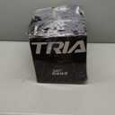 TRIANGLE Full Face Motorcycle Helmets,Off-Road Motocross Helmet for Men & Women,Dual Visor with Internal Tinted Sunshield,Open Face 3/4 Adult Racing Helmet DOT Approved(Black,Large)