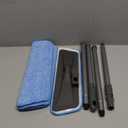 Microfiber Mops for Hardwood Floor Cleaning - BPAWA Flat Floor Mop with 4 Washable Pads for Laminate Wood Tile Vinyl Home Kitchen Bathroom - 59" Adjustable Handle (Gray)