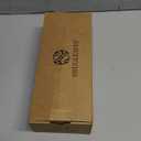 Drum Lamp Shades for Table Lamps 12" Top x 12" Bottom x 8" High Linen Lampshade Lamp Shade with E27 to E26/E14 Adapters for Floor Lamps Bedside Lamps, White fine lines, Assembly Required