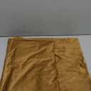 Set of 2 Velvet Solid Color Pillow Covers with Zipper, Plain Decorative Pillowcases, 18 x 18 inch Square Soft Cushion Covers (Yellow)