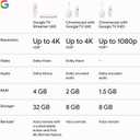 Google TV Streamer 4K - Fast Streaming Entertainment on Your TV with Voice Search Remote - Watch Movies, Shows, Live TV, and Netflix in 4K HDR - Smart Home Control - 32 GB of Storage - Porcelain