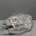 2 Pack Laundry Baskets,Waterproof Collapsible Large Laundry Hamper Bag,home storage,with Easy Carry Handles Rv Essentials,Laundry Room College Dorm Bedroom(White and blcak, 72L)