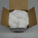 Woaboy Christmas Throw Pillow Covers 18x18 inch Set of 2 Pure White Snowflake Soft Fluffy Winter Embroidery Pillowcases for Couch Sofa Living Room Bedroom Holiday Decor