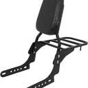 Passenger Sissy Bar with Luggage Rack Backrest Fit for Harley Nightster RH975 Special RH975S 2022 2023 2024 2025, Black