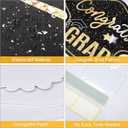 Large 11 PCS Graduation Yard Signs, Class of 2026 Congrats Grad Outdoor Lawn Yard Sign with Stakes, Graduate Yard Decorations for College High School Party, Black and Gold