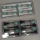 Replacement Heads Compatible with Sonicare Toothbrush, Replacement Brush Head for Philips Sonicare Electric Toothbrush 4100 5100 6100 9900 C2 W3 and More Click-on Handles (8white+8black) (1 Count (Pack of 16))