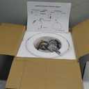 LTBFDDC Farmhouse Small Pendant Lights Kitchen Island, Adjustable Height Hanging Ceiling Lamp Handblown Glass Dome Clear Hammered Shade For Dining Living Room Hallway Entryway Mini Chandelier Lighting