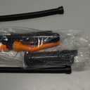 Portable Fuel Transfer Pump, 2.6GPM Battery Powered Fluid Siphon Pump with Adjustable Flow Nozzle - Universal for Gasoline, Diesel, Water Transfer, Battery Gas Pump for Mechanic,Home,Outdoor Use(Orange)