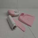 COOSEYA Baby Shower Stand, Toddler Bath Stand Support with Thicker Colum, Anti-Pinch, Anti-Slip Base, Adjustable Shower Holder for Toddler Standing Up Themselves, Ideal Gift for Infants 8-36 Months (Pink)