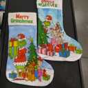 Personalized Christmas Stockings Set of 6,Christmas Stockings Bulk 6 Packs，18 * 12 Inch Red Stockings Christmas,Christmas Decorations for Family Holiday Party Decor