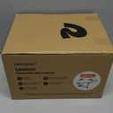 Retrospec Lennon Adult Bike Helmet with LED Safety Light Adjustable Dial & Removable Visor - Adjustable Bicycle Cycling Helmet for Men & Women (One Size, Matte White)