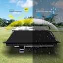 Dulepax RV Awning Fabric Replacement(15'2" Fabric) Upgrade 18.5oz Heavy Duty Vinyl RV Replacement Awning, Universal RV Canopy Replacement for All Trailer Motorhome Awning Brands Black