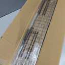 Cordless Bamboo Roman Shades 27x48in, Light Filtering Bamboo Blinds for Indoor Windows, Office, Bathroom and Living Room, Privacy Teak.