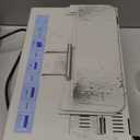 Thermal Binding Machine 500 Sheets Capacity Book Binding Material 110V Binding Machine A3(Short Edge)/A4/A5 Document Heat Binder with 10Pcs Covers (White)