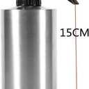 Fdit Stainless Steel Hand Pressing Watering Can with Spray Nozzle (550ml)