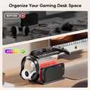 Switch 2 Storage Station,Charging Dock for Switch2 Joycons,Multifunctional Organizer Rack for Nintendo Switch 2 Accessories with 16 Games Discs & 9 Game Cards Slot,Pro Controller Holder
