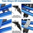 VECKUSON Kickstand for Kids Bike, Bicycle Kickstands Center Mount for 16 18 20 22 Inch Bicycles Adjustable Aluminum Alloy Kickstands for 16-18-20inch 18-20-22inch Mountain Bike