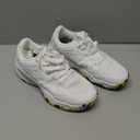 FENLERN Tennis Shoes for Men Wide Width Non Slip Pickleball Racquetball Shoes Arch Support Athletic Court Shoes Breathable Running Walking Sneakers (White 7W)