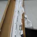 FELIDESIGN Curtain Track, Ceiling Curtain Track for Room Divider, Ceiling Mount Rail Set with Roller Hooks, White, 9ft - 12ft