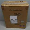 COOSEYA Baby Shower Stand, Toddler Bath Stand Support with Thicker Colum, Anti-Pinch, Anti-Slip Base, Adjustable Shower Holder for Toddler Standing Up Themselves, Ideal Gift for Infants 8-36 Months (Pink)