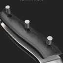 Chef Knife 8-Inch  German High Carbon Stainless Steel 1.4116 Blade, Sharp Kitchen Knife, Ergonomic Pakkawood Handle, 3-Year Warranty