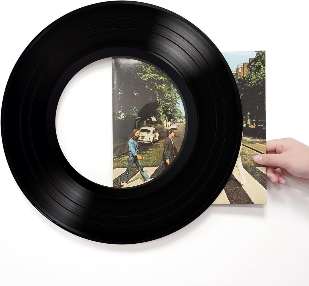 Acrylic Vinyl Record Display Frame Rack for Wall, Album Cover Holder Shelf Wall Mounted