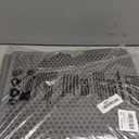 Cat Litter Box Mat: 36"x 30" Waterproof Kitty Cat Litter Trapping Mat, Easy-clean Double-layer Scatter Control Pad Rug (Grey)