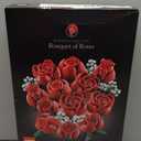 LEGO Botanicals Bouquet of Roses Artificial Flowers - Fake Red Roses Building Set for Adults, Ages 18+ - Gifts for Anniversary for Women & Men - Home Decor for Table Display - 10328