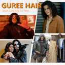Mens Brown Curly Wig for Costume Middle Part 70S 80s Synthetic Funny Wigs for Retro Halloween Cosplay Party Use