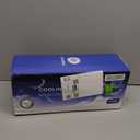 Cooling Side Sleeper Pillow for Neck and Shoulder Pain, Luxury Shredded Memory Foam Curved Bed Pillows for Sleeping Set of 1- Adjustable Queen Size- Washable Cover Crescent White