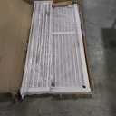 Lumizone Extra Tall Cat Gate 61.02" High Pressure Mounted Extra Wide 55.12"-59.24" (17Sizes) 1.37" Gap No Drilling Auto-Close Tall Pet Gate for Dogs (Cream, 55.12"-59.24" W)