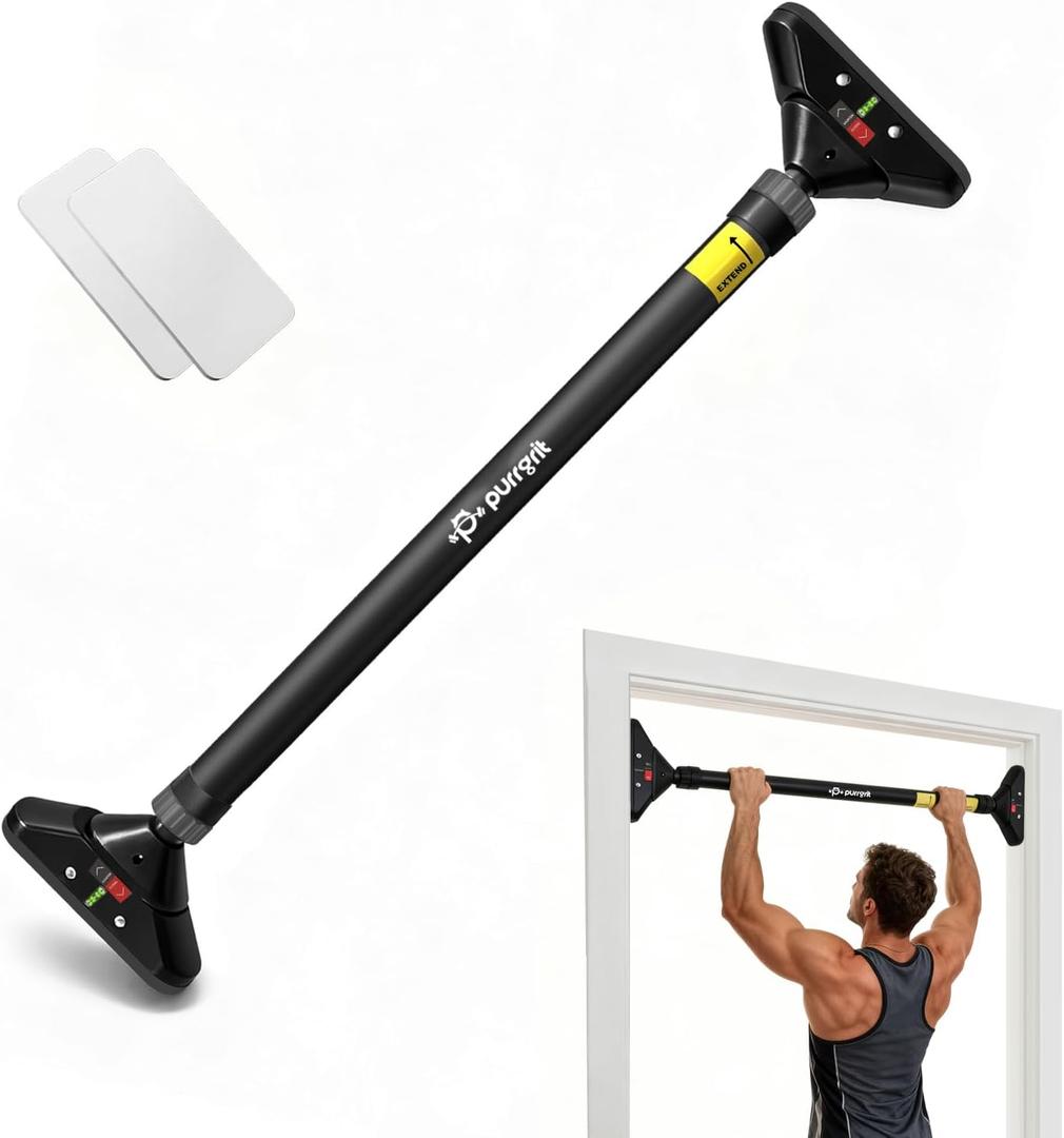 Adjustable Doorway Pull Up Bar No-Screw 440lbs